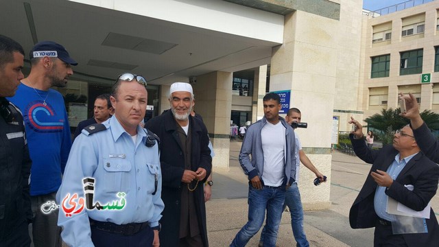  اعتقال الشيخ رائد صلاح ومحمد بركة في مستشفى العفولة لتضامنهما مع الاسير محمد القيق
